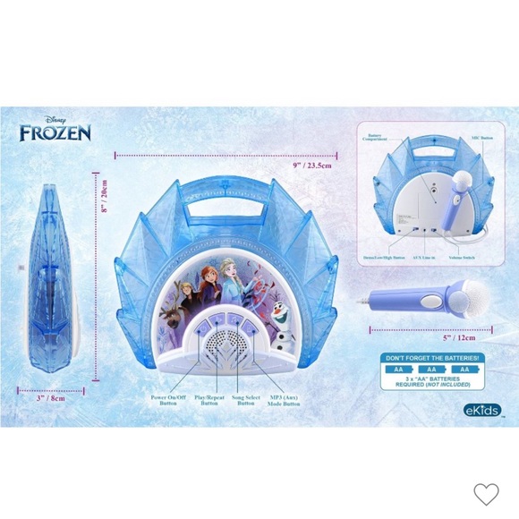 Frozen Sing Along Karaoke Machine with Microphone - Picture 4 of 7